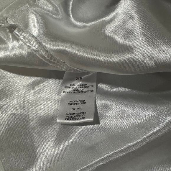 Nannette Baby Girl 24M Blue Floral Formal Dress - Picture 4 of 7